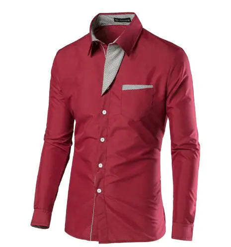 Full Sleeve Men Slim Fit Formal Shirt