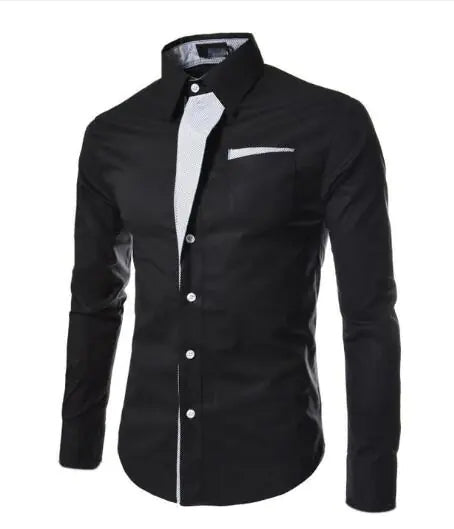 Full Sleeve Men Slim Fit Formal Shirt