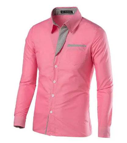 Full Sleeve Men Slim Fit Formal Shirt