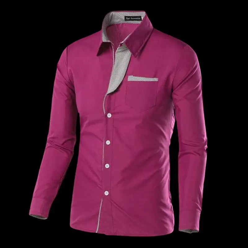 Full Sleeve Men Slim Fit Formal Shirt