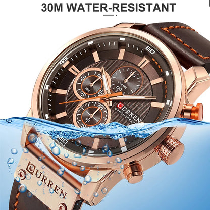 Top Brand Luxury Chronograph Quartz Watch Men Sports