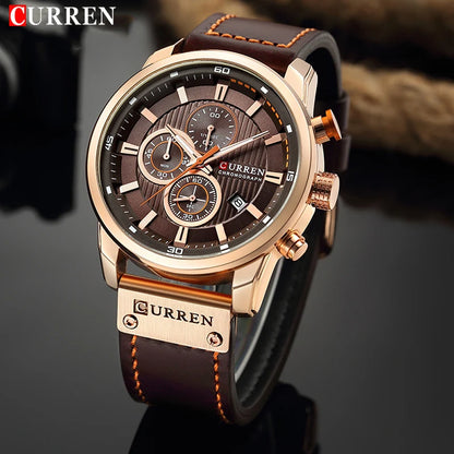 Top Brand Luxury Chronograph Quartz Watch Men Sports