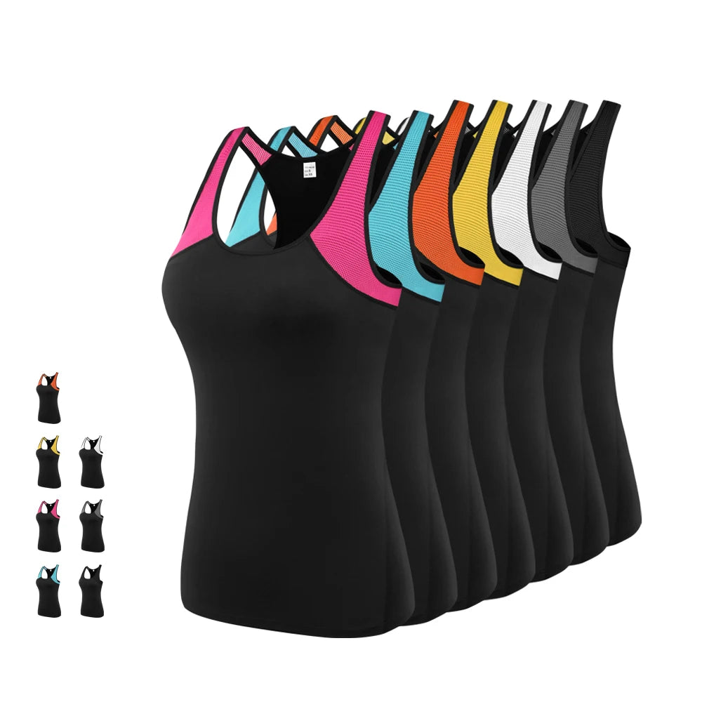 Quick Drying Fitness Activewear Tank Tops