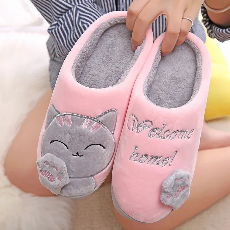 House Slippers Indoor Bedroom Lovers Couples