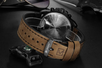 Luxury Waterproof Genuine Leather Wristwatch