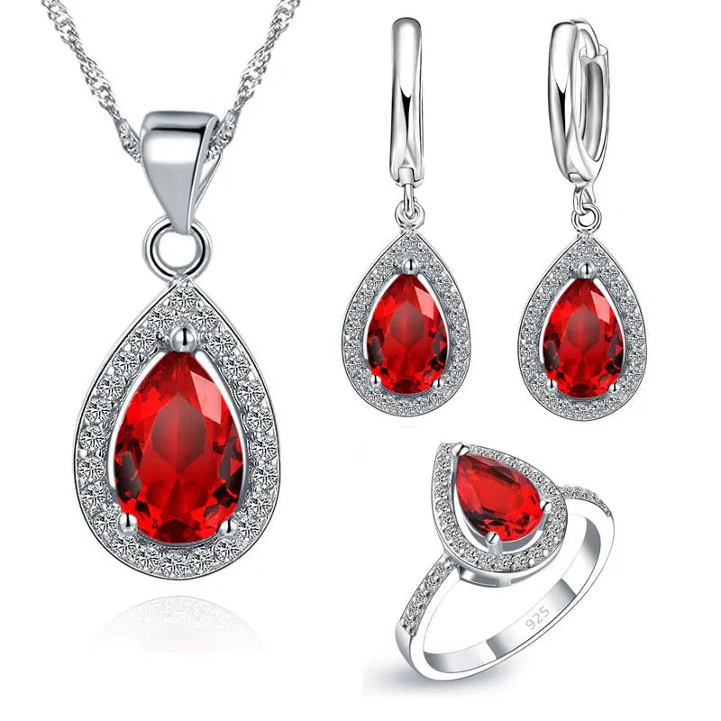 Jewelry Sets Drop Sterling Silver Earrings