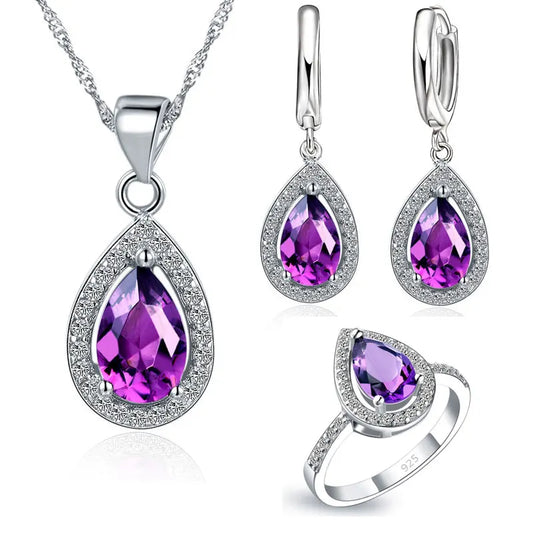 Jewelry Sets Drop Sterling Silver Earrings