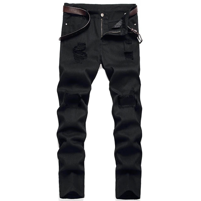 Distressed Casual Jeans for Men