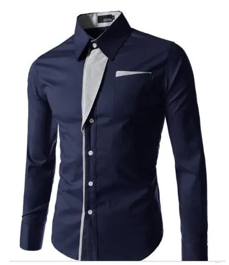 Full Sleeve Men Slim Fit Formal Shirt