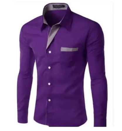 Full Sleeve Men Slim Fit Formal Shirt