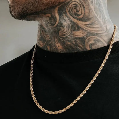 Minimalist Men Long Necklace