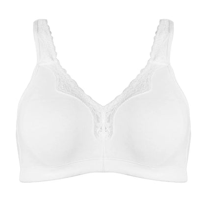 Plus Size Wire free Cotton Bra Women Soft Cup