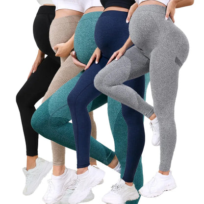 Women's Maternity Leggings Over The Belly Full Length