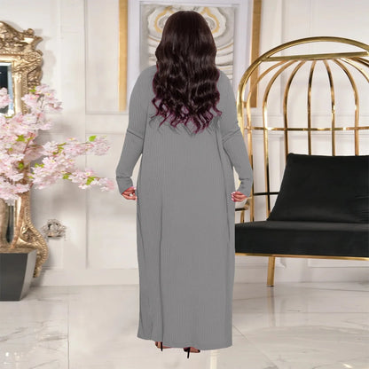 Plus Size 3 Piece Set long-sleeved jacket pants