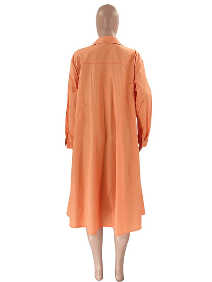 Plus Size Oversized Long Sleeves Shirt