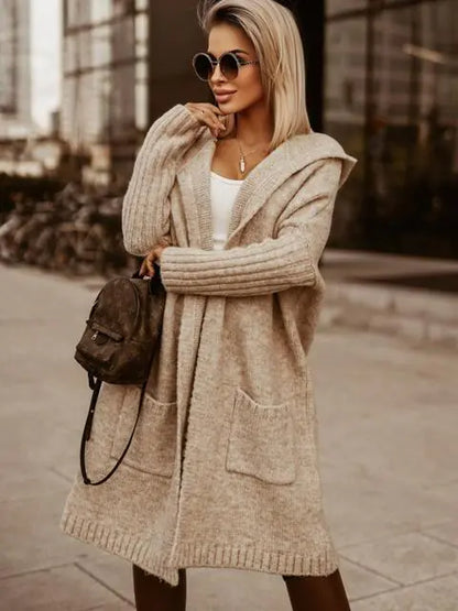 Full Size SIMPLY LIVE Hooded Cardigan-