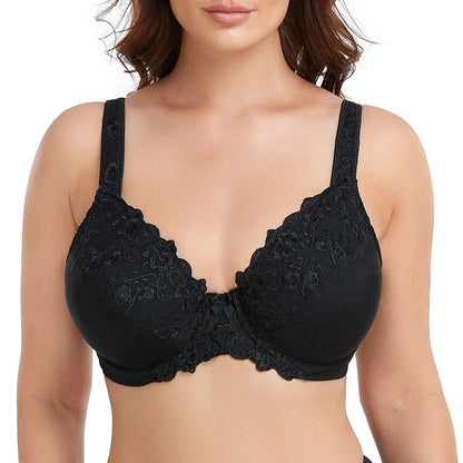 Plus Size Sexy Thin Lace Bra