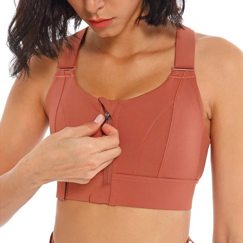 Plus Size Adjustable Sports Bras for Active Wear