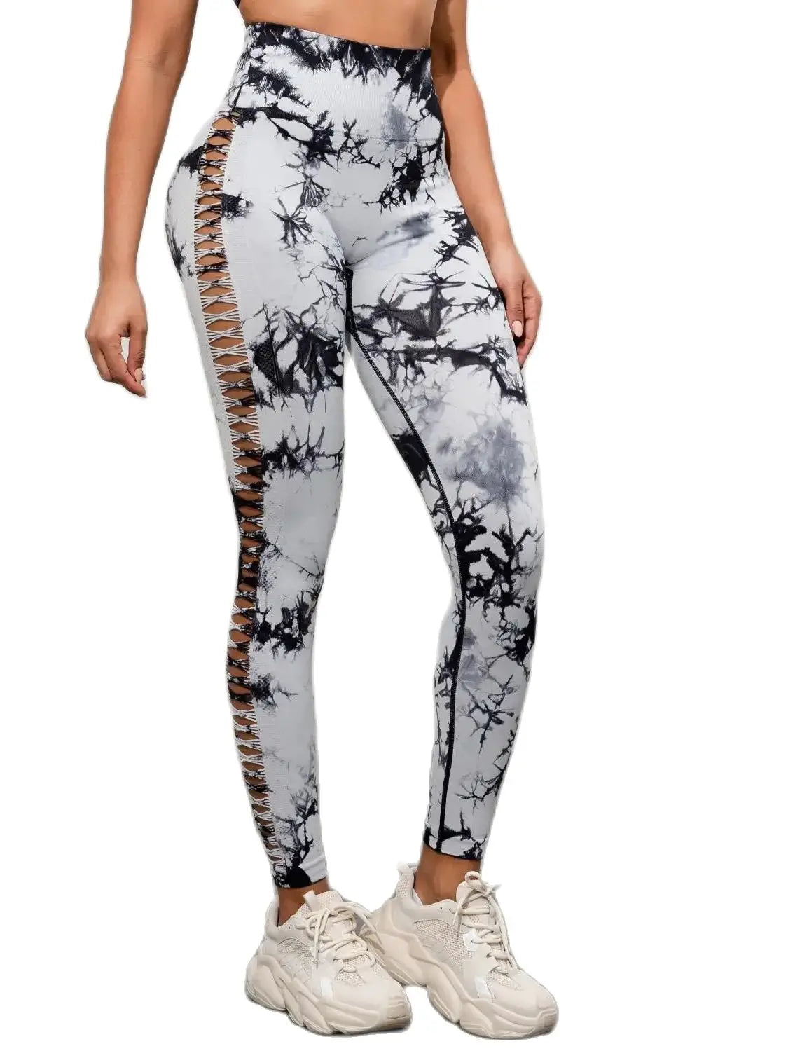 Tie Dye Butt Lift Elastic Activewear Leggings