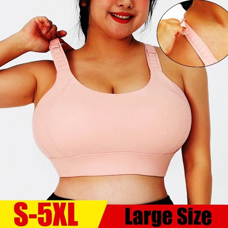 Plus Size Shockproof Sports Bra