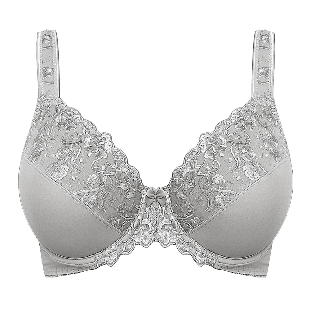 Plus Size Sexy Thin Lace Bra