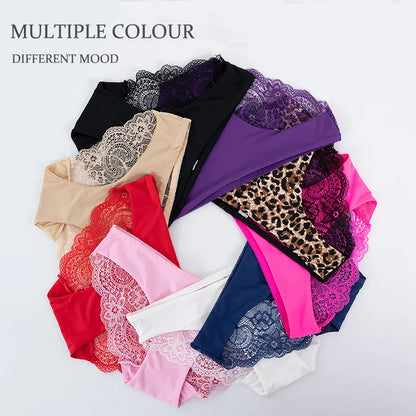 Plus Size Sexy Seamless Comfortable Lace Panties