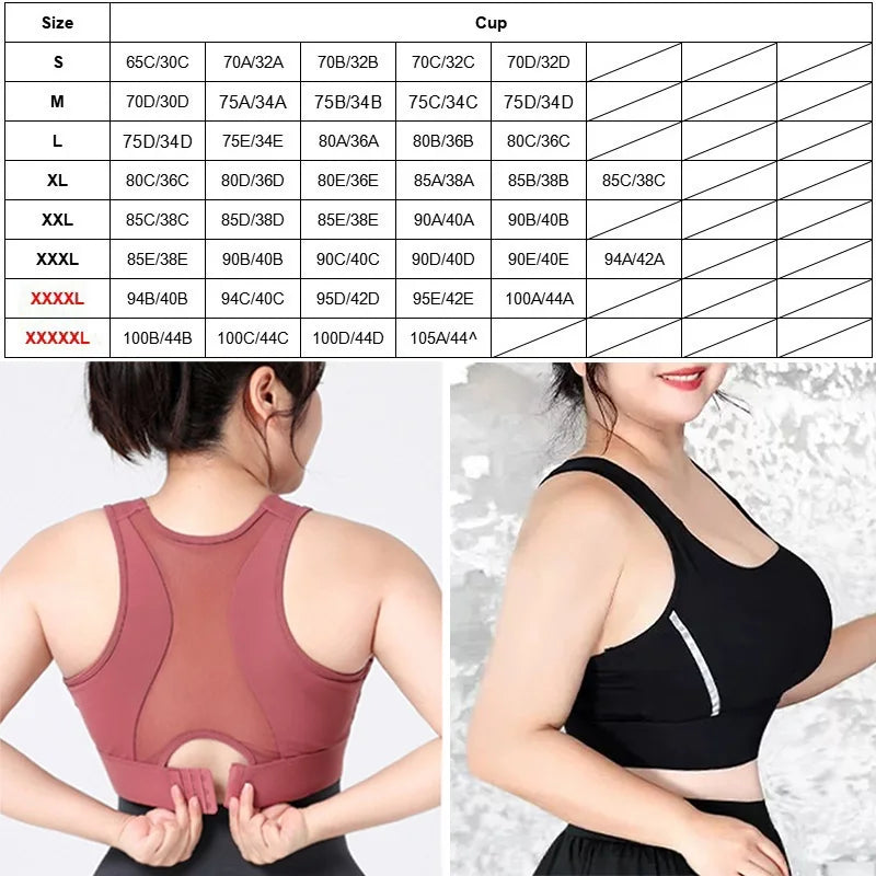 Plus Size Sports Bra