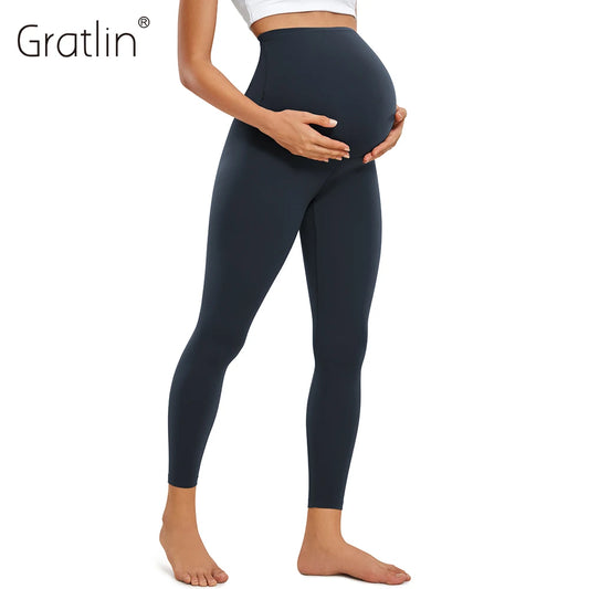 Maternity Leggings Over the Belly - Buttery Soft Workout Pants