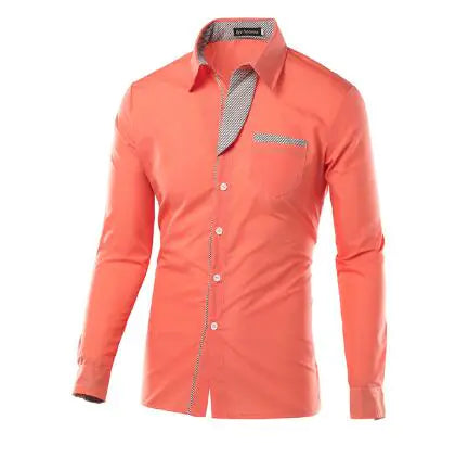 Full Sleeve Men Slim Fit Formal Shirt