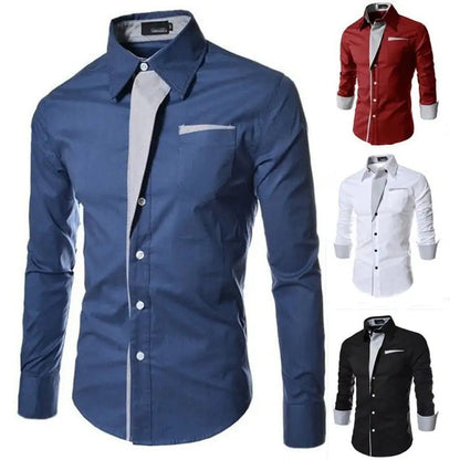 Full Sleeve Men Slim Fit Formal Shirt