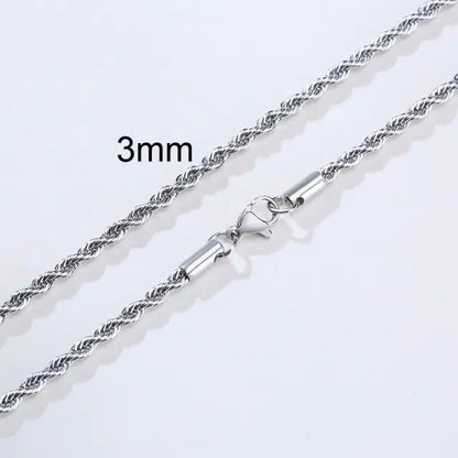 Minimalist Men Long Necklace