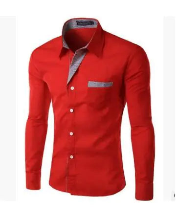 Full Sleeve Men Slim Fit Formal Shirt